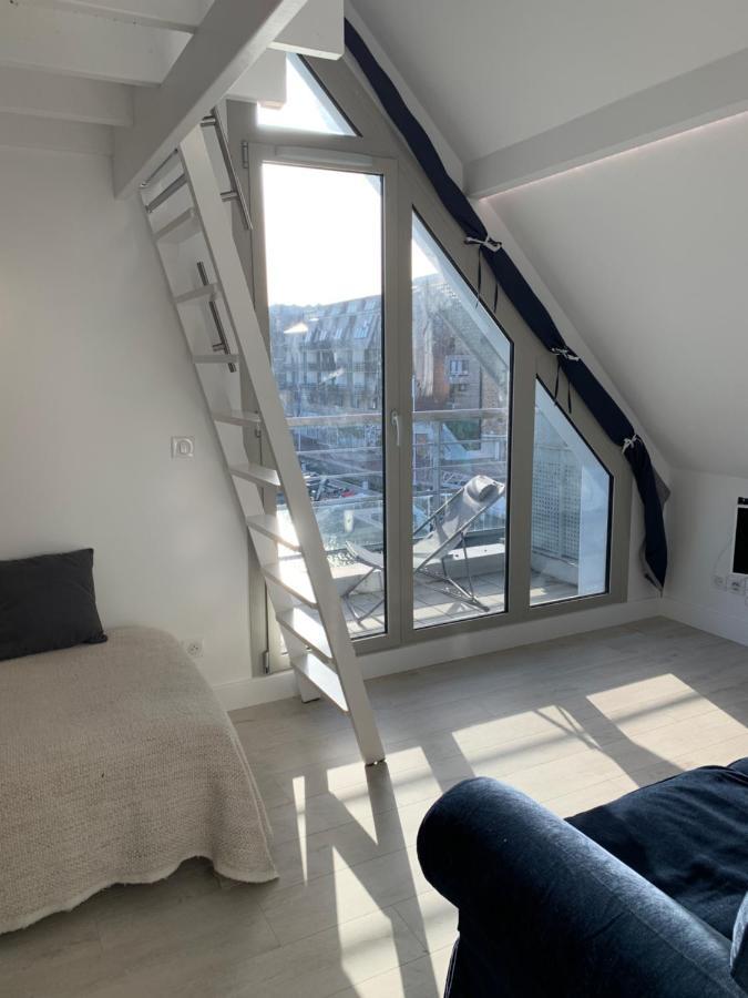 Blue Bay Studio Terrasse Deauville Luaran gambar